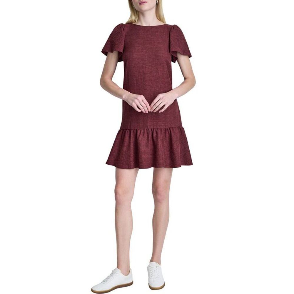 Dkny Womens  Trapeze Dress, Red